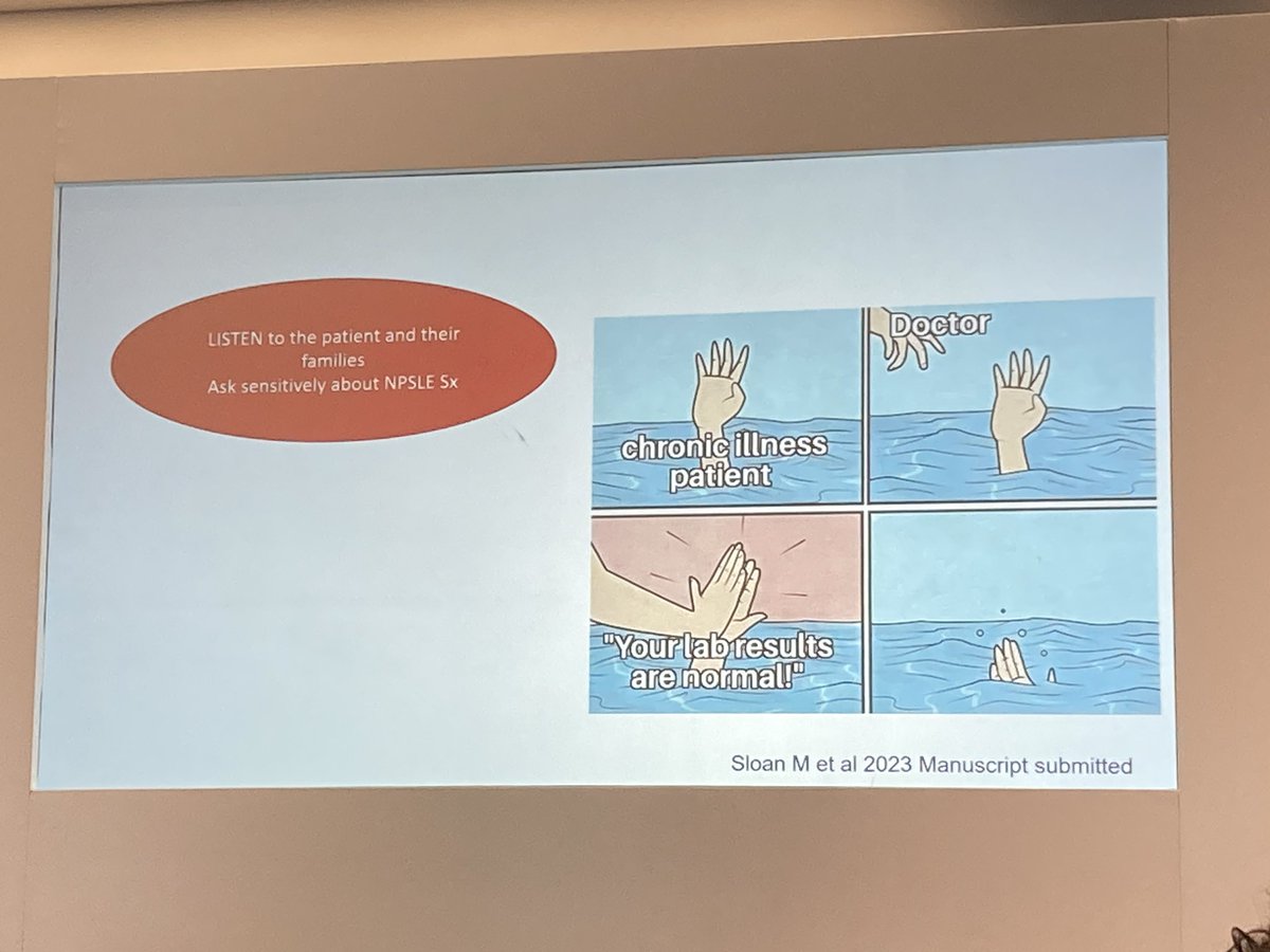 lizzymacphie's tweet photo. Neuropsychiatric lupus 🦋 

How to approach in clinic as rheumatologists don’t ask &amp; patients don’t volunteer symptoms. 

😴How do you sleep?
😱Do you have nightmares?
😱Do you have daymares?

#BSR23 https://t.co/DrqXi2fxLH