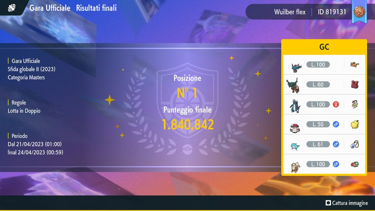 AgatiGa's tweet image. I won the 2023 Global Challenge 2!