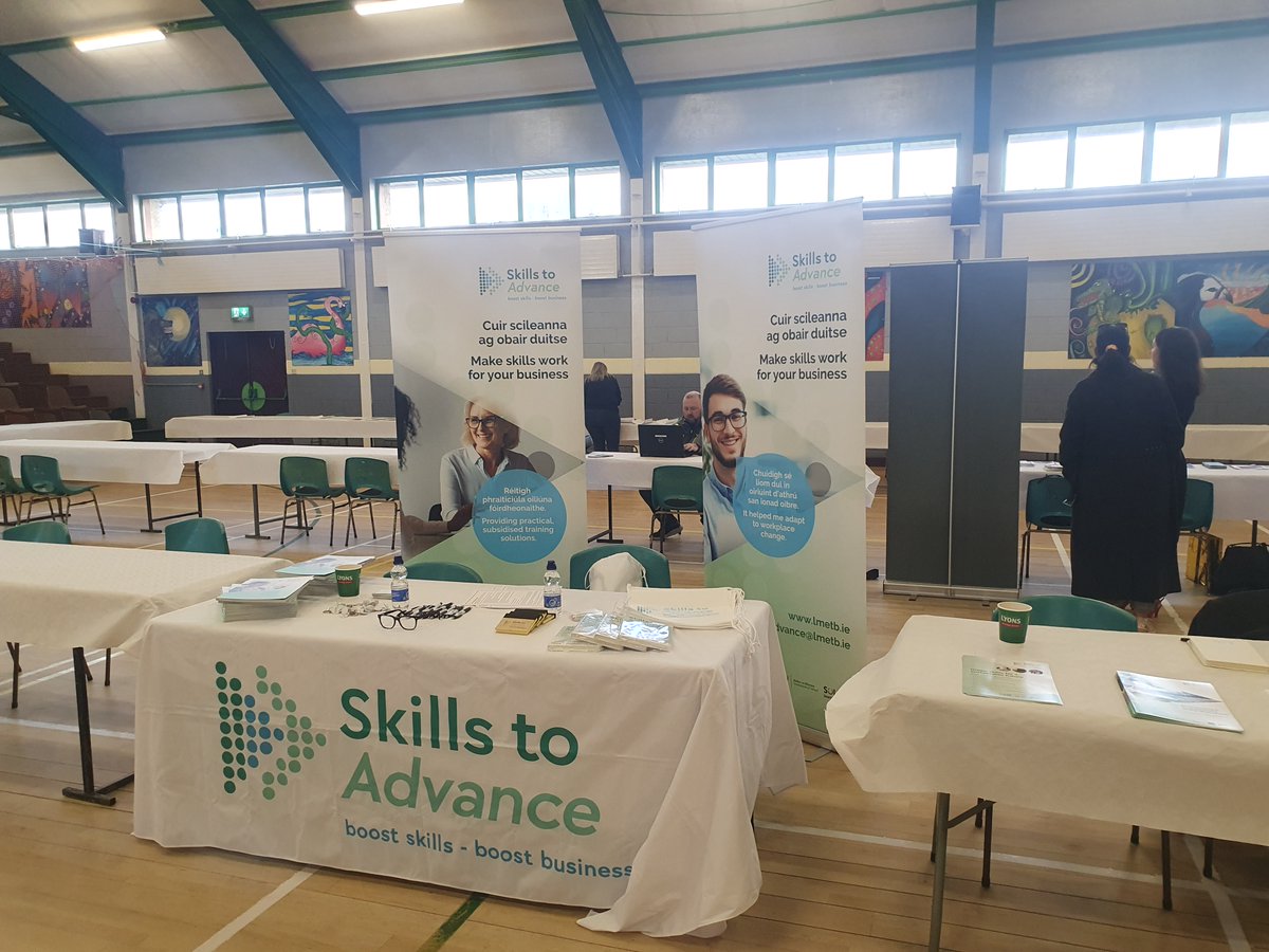 SOLASFET's tweet photo. We were delighted to showcase the diverse range of upskilling and reskilling programmes on offer through the Skills to Advance initiative at the Business &amp; Employee Roadshow in Co Louth last Friday.  Discover #SkillstoAdvance programmes near you at: https://t.co/pNnmI60UDS https://t.co/K9JWpFWgAT