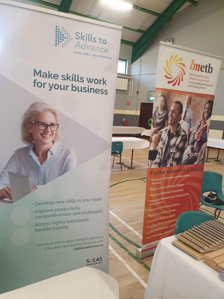 SOLASFET's tweet photo. We were delighted to showcase the diverse range of upskilling and reskilling programmes on offer through the Skills to Advance initiative at the Business &amp; Employee Roadshow in Co Louth last Friday.  Discover #SkillstoAdvance programmes near you at: https://t.co/pNnmI60UDS https://t.co/K9JWpFWgAT
