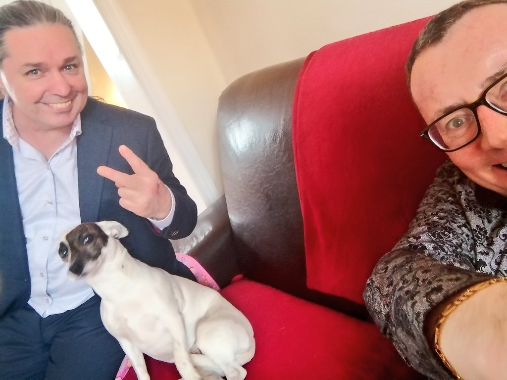 pauldunphy's tweet photo. If we could have any dog in the world we'd have our Gabby, every day is joyous with her.  She's 4 today! 🥳 Born and cared for at the amazing @DogsTrust_IE who bottle fed her in those first few weeks of life and look at her now, living her best life..😊 #DogCelebration 👬🐕💕 https://t.co/GFtb099Xmi