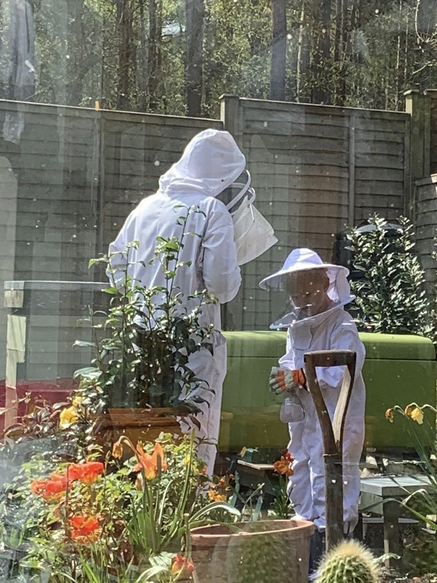 My little beekeeper ❤️❤️❤️