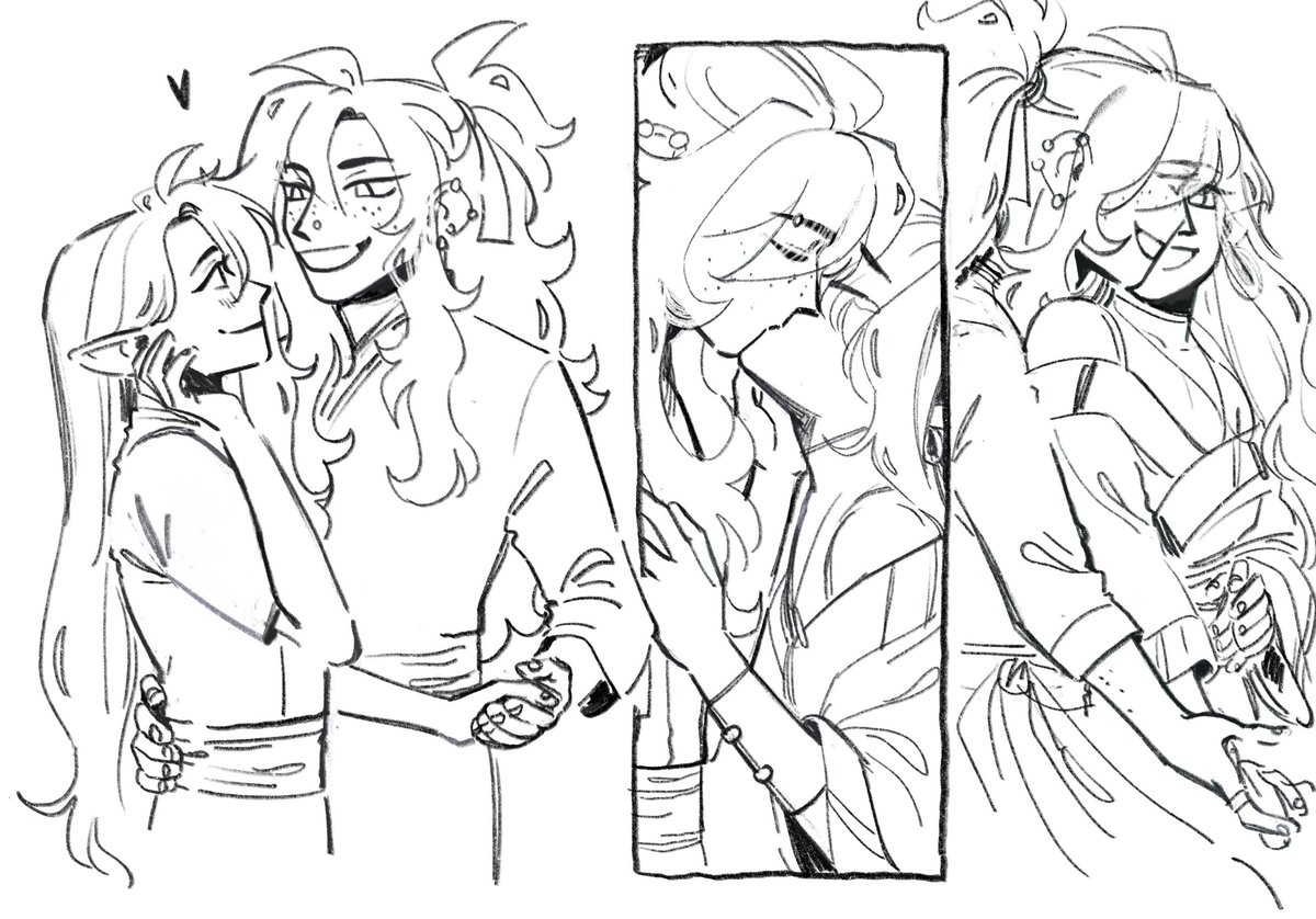 self indulgent ship art hehe 