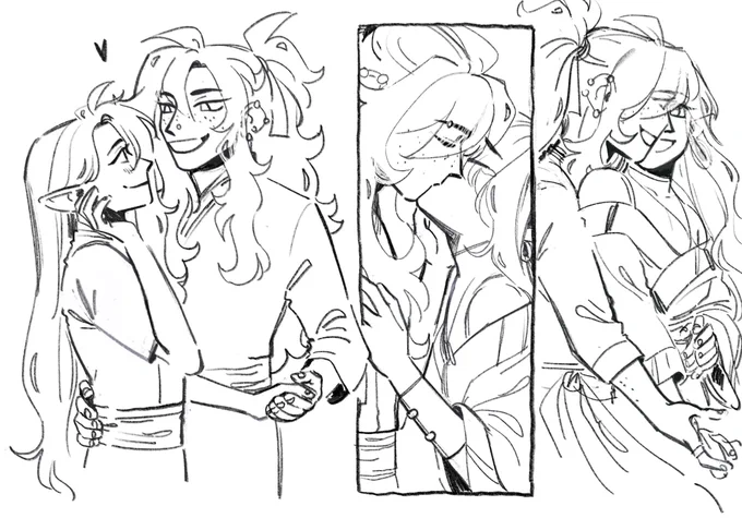 self indulgent ship art hehe 