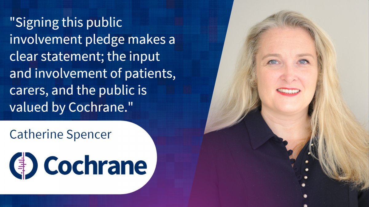 Excited that our Chief Exexcutive Catherine Spencer and I are on our way to meet fellow signatories to the "Shared commitment to public involvement in health and social care research" in London today. You can read more about #Cochrane's commitment here cochrane.org/news/cochrane-…
