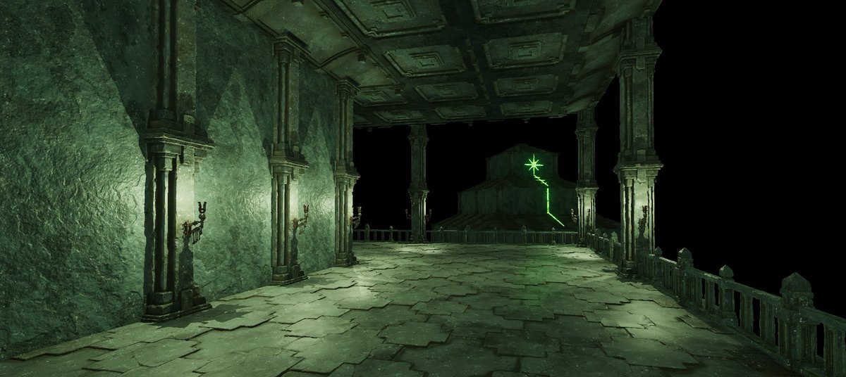 ortharion's tweet photo. Some lighting test in the new level, still a work in progress ! #indiewatch #indiegames #indiegamedev #gamedesign #indiedeveloper #actionRpg #levelbuilding #solodev #levelDesign #levelArt #Ortharion #gamedev #indiedev #indiegame #fantasy #rpg #gaming #Unity https://t.co/K0q6aCs9f3