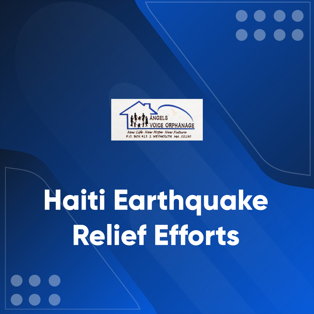 The 7.2 magnitude earthquake that hit Haiti on August 14, 2021, left 1,300 people dead. It also caused severe damage to homes, bridges, hospitals, roads, ports, etc. 

Read more: instagram.com/p/CraMQFbhWtb/…

#HaitiEarthquake #ReliefEfforts #CharityOrganization #SouthWeymouthMA