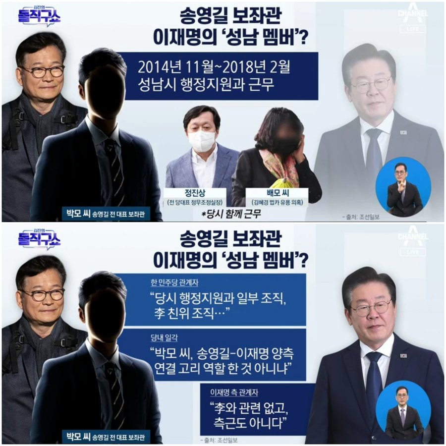 송영길은 이재명의 감시하에 당대표를 한거네
무슨 죄를 지었기에 이재명의 심복을 보좌관으로
두고 당무를 했다는 것은 바로 이재명의 지시대로
움직였다는 것이다 
영길아  어차피 터저버린 일인데 이참에 이재명과의
관계를 다 털어버려라  그리고 깨끗하게 새길을 찾자