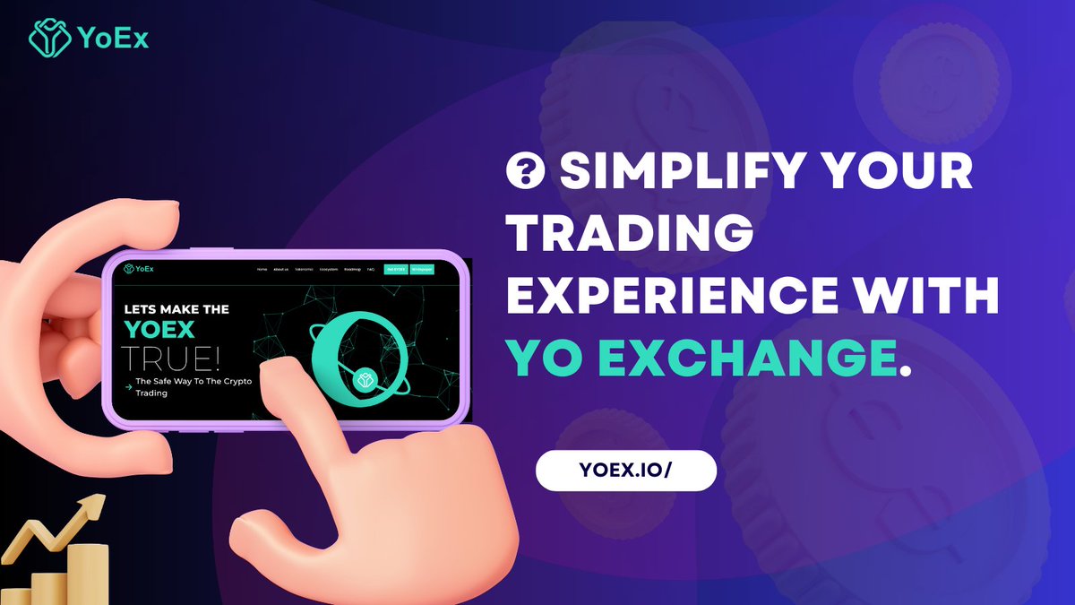 Ready to simplify your trading experience? Look no further than YO EXCHANGE! 💳 Our platform offers easy and efficient trading for all your needs. #YOEX #easytrading 📈