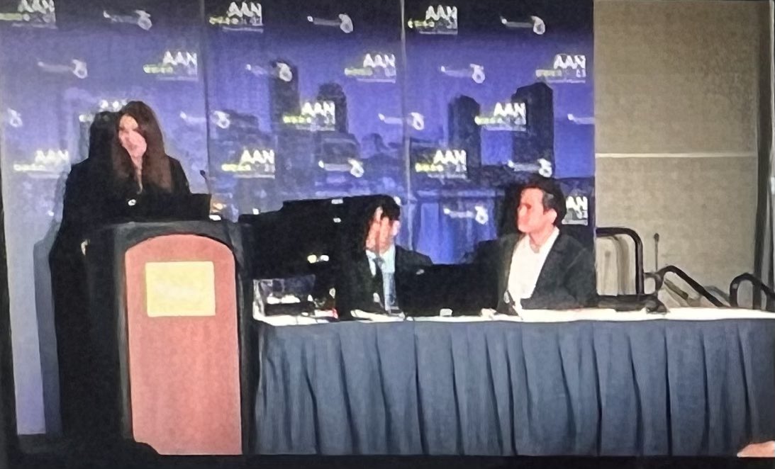 Erum I. Khan (@the_neurium) on Twitter photo Power packed Day 2 at #AANAM
Insightful research presented in scientific session about Cerebrovascular dis. by <a href="/GularMammadli/">Gular Mammadli</a> under the mentorship of @ElizaMillerMD
Working on a similar topic to fill the gap in Neuro-obstetrics, in particular Neuroimmunology! Power packed Day 2 at #AANAM
Insightful research presented in scientific session about Cerebrovascular dis. by <a href="/GularMammadli/">Gular Mammadli</a> under the mentorship of @ElizaMillerMD
Working on a similar topic to fill the gap in Neuro-obstetrics, in particular Neuroimmunology!