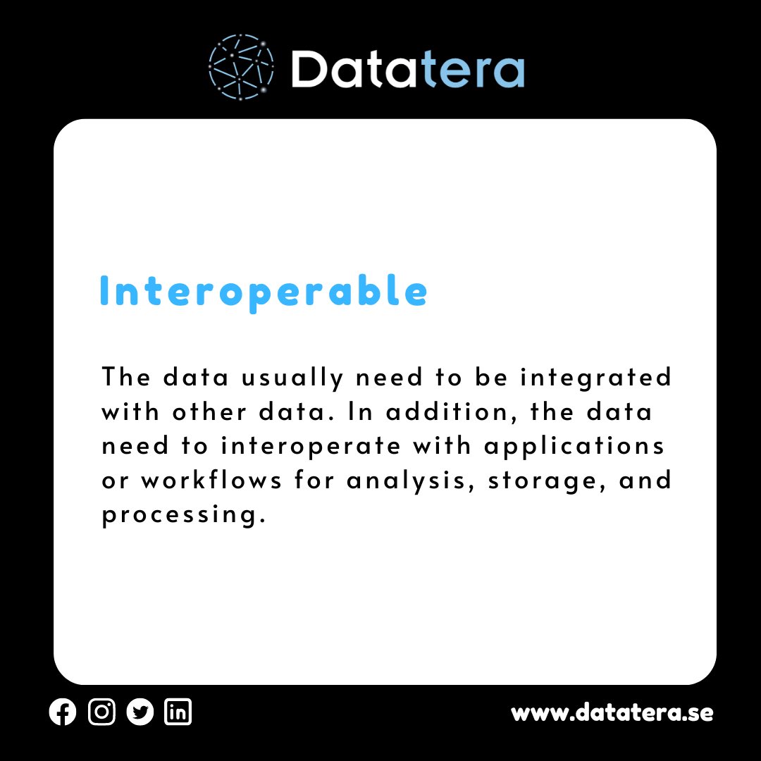 FAIR data are data which meet principles of findability, accessibility, interoperability, and reusability (FAIR)

Visit our website at Datatera.se 

#datatera #datateratechnology #wearedatatera #healthcare  #mentalhealthsupport  #artificialintelligence #skindetection