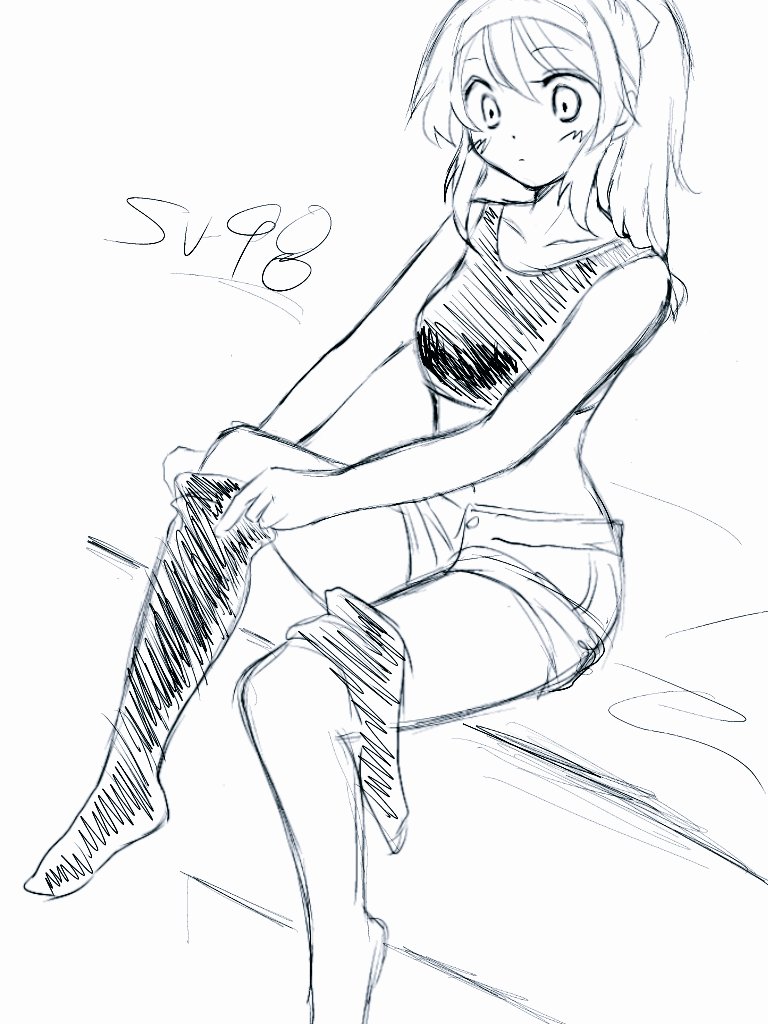 昔のお絵描き用のメモ帳を見るとSV-98ちゃんばかりね。(笑)
沢山の人と縁を繋いでくれたから、
きっとずっと大事な子ね。✨😊
 #ドルフロ 