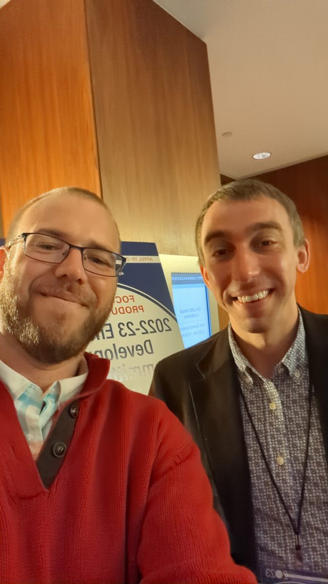 ⭐️48th annual conference of the American Society of Andrology ⭐️David was pleased to meet @santi_lab and to present his work on the Evaluation of sperm capacitation status from swim-up in different media using fresh and frozen samples! 👏 #ASA23Conf #ASA23 #fertility #Andrology