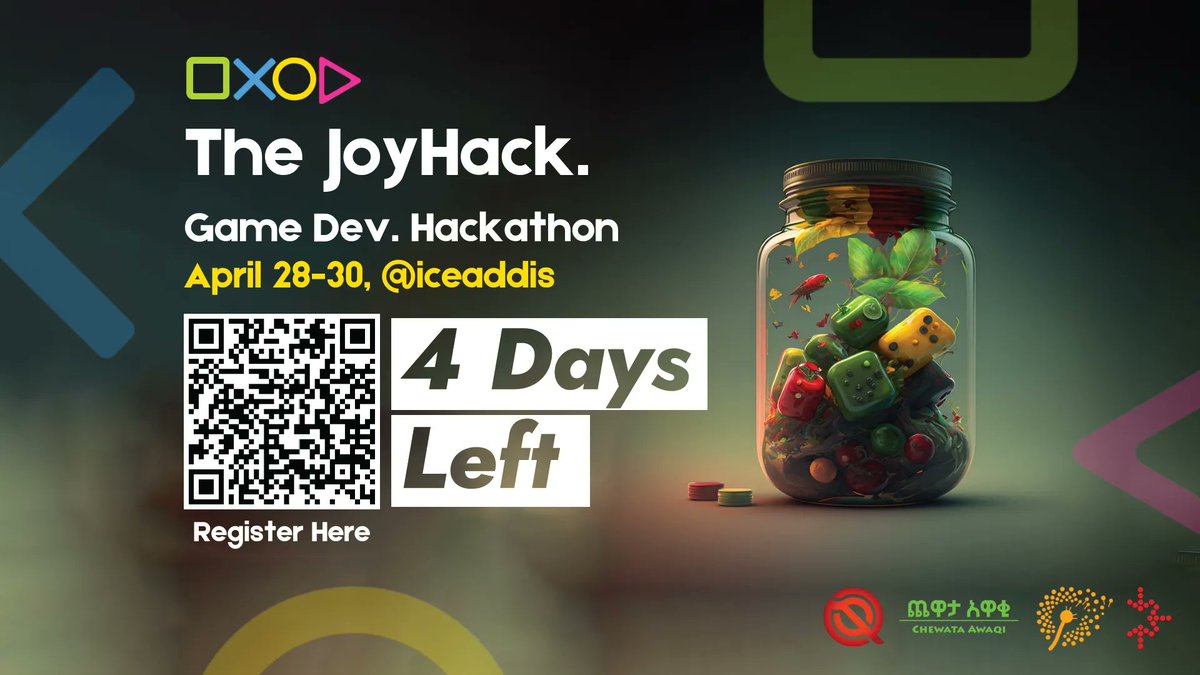 Only 4 days left until our epic game development hackathon begins! 🎮 Don't miss out on the chance to showcase your skills and win amazing prizes. Get ready to be inspired, collaborate with fellow developers, and create something truly incredible.