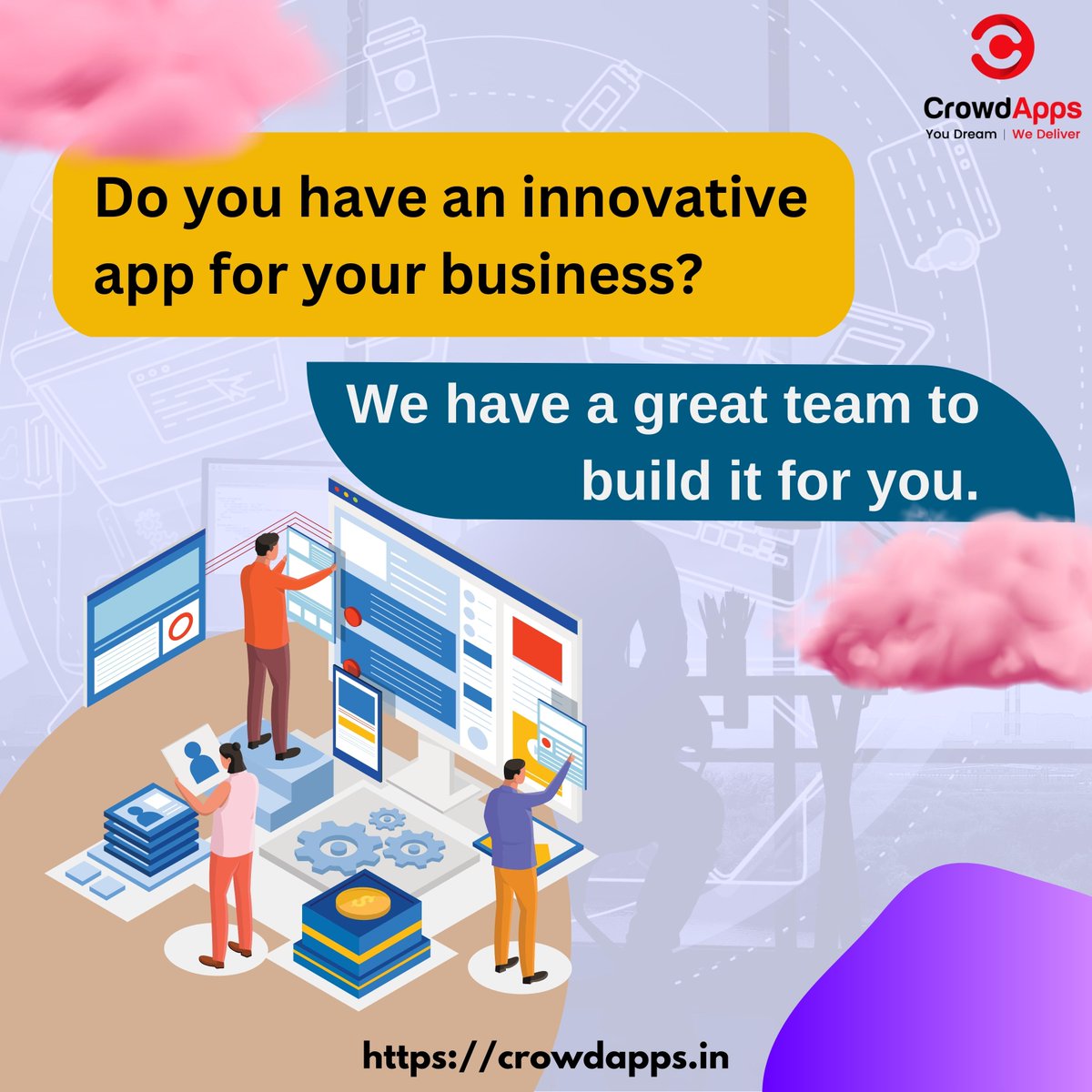 apps_crowd's tweet image. Do you have an innovative app for your business?
If not then visit: crowdapps.in

#crowdapps #healthcare #technology #healthsystem #healthcaresoftware #informationtechnology #crowdappstechnology #healthcareapp #healthcarewebsite