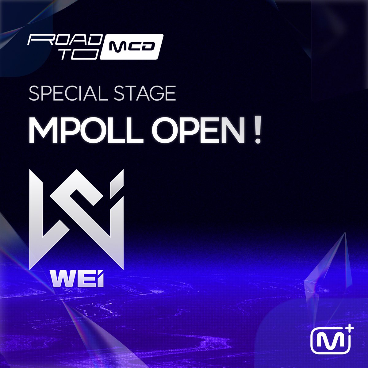 mnetplus's tweet photo. [#ROAD_TO_MAX]@WEi__Official
ROAD TO M COUNTDOWN
7th GEN winning artist,#WEi #MPOLL OPEN

Doing a musical?🎶
Performing Taekwondo?👼
Being adored?💞
What action would RUi like to see from WEi?

Go participate! ~4/25 Tue 17:00(KST)
👉https://t.co/dfrKIw34ki

#MnetPlus #엠넷플러스 https://t.co/uQ0fmhFKja