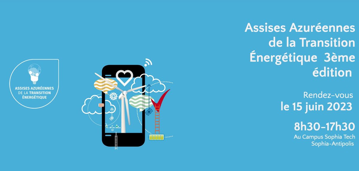 8 mois à peine après la 2ᵉ à #Grasse, 3ᵉ Assises de la Transition Énergétique à <a href="/PolytechNSophia/">Polytech Nice Sophia</a> Sophia Antipolis ! <a href="/TelecomValley/">Telecom Valley</a> <a href="/SCEntreprises/">SophiaClubEntreprise</a> <a href="/IESF_CA/">IESF_CA</a>
Ça accélère.
youtu.be/amFss73J6vE
<a href="/CCIcotedazur/">CCI Nice Côte d'Azur</a> <a href="/CCIpresse06/">CCIpresse06</a>
#AlpesMaritimes #Antibes #Sophia #Nice #Nice06
