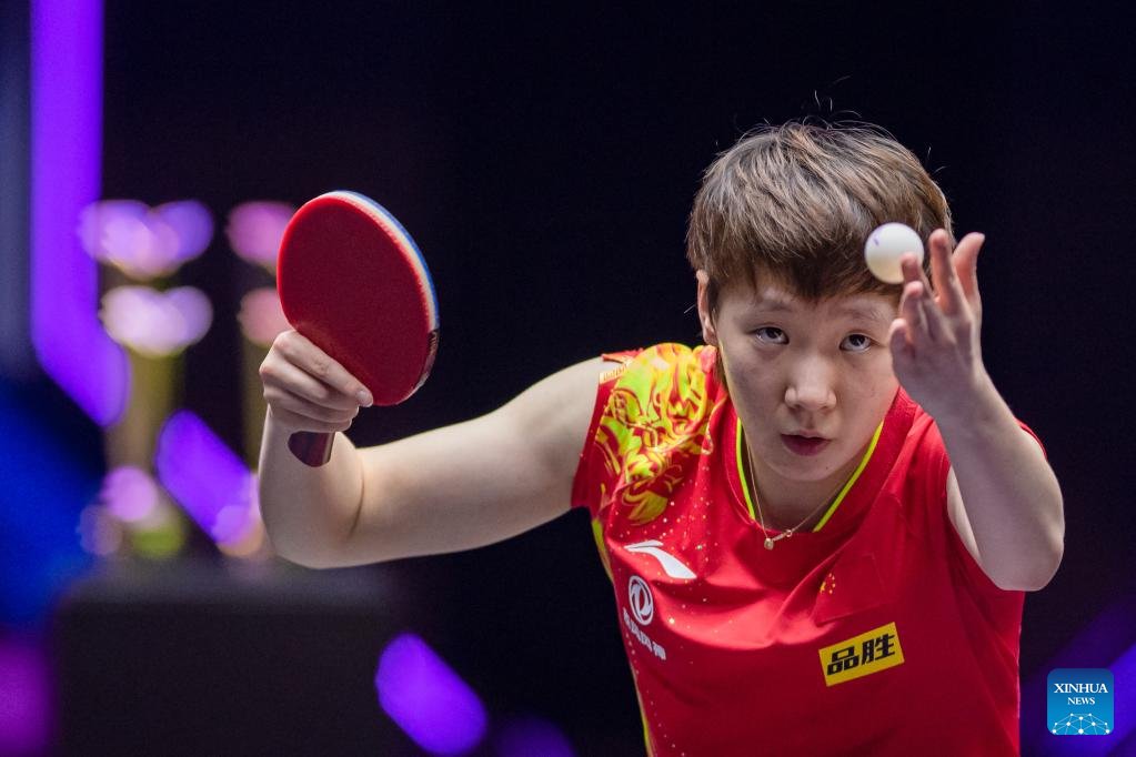 on Twitter "China's Wang Chuqin and Wang Manyu were