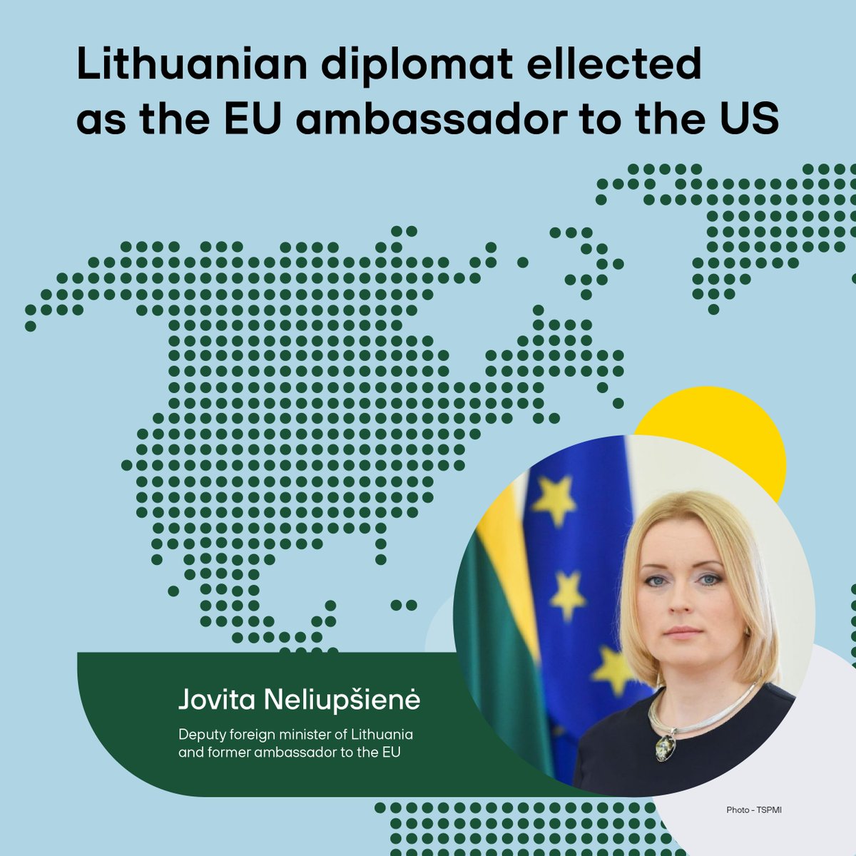 invest_LT's tweet image. 🌍 Congratulations to #Lithuania’s Jovita Neliupšienė, who has been announced as the #EU’s next #ambassador to the #UnitedStates! 

We’re delighted to see another Lithuanian voice ascending to the very highest levels on the world stage!
politico.eu/article/eu-jov…