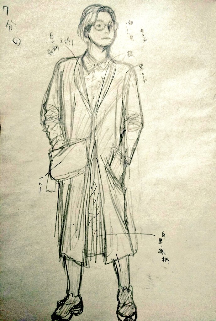 クロッキー会
皮膚と筋と肉と骨のバランスが描いていてとても楽しいモデルさんでした
着衣のお洋服もお洒落で素敵でした
悩んで煮詰まってる時にガシガシ描くと無心になれてすごくリフレッシュする 