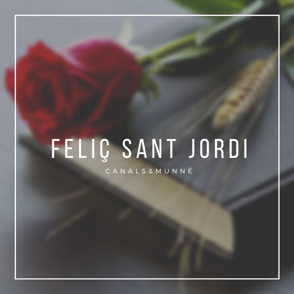 Feliç Sant Jordi a tothom! 🌹
A CANALS &amp; MUNNÉ ens encanta aquesta celebració, una bonica tradició catalana on l'amor i la cultura s'uneixen en una mateixa festa.
Que aquest dia estigui ple d'amor, alegria i, per descomptat, de bon vi i cava.
Salut i … instagr.am/p/CraMiSCsVOf/