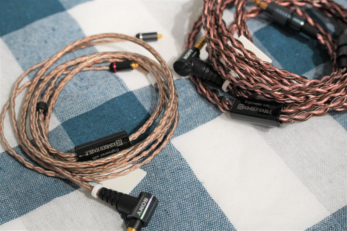 SONYより、KIMBER KABLE社協力開発のΦ4.4mmバランス接続対応 SONYより、KIMBER KABLE社協力開発のΦ4.4mmバランス接続対応