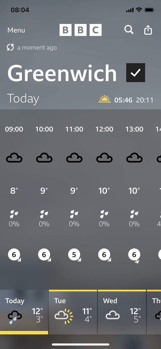 nmkd_LDN's tweet photo. @bbcweather Forecast vs reality https://t.co/JwqStwBvu8