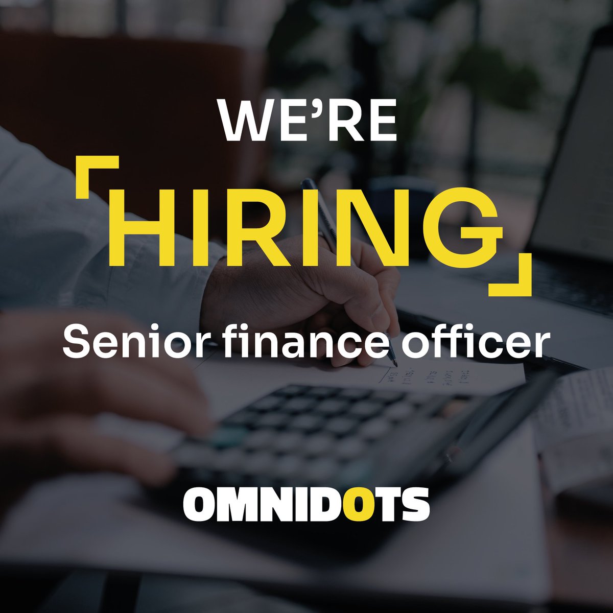Omnidots (@omnidots) on Twitter photo Omnidots is looking for a ๐ฆ๐ฒ๐ป๐ถ๐ผ๐ฟ ๐๐ถ๐ป๐ฎ๐ป๐ฐ๐ฒ ๐ข๐ณ๐ณ๐ถ๐ฐ๐ฒ๐ฟ!
Are you an experienced candidate who can help us take our financial operations to the next level? If so, apply today!
eu1.hubs.ly/H03z4Js0
#Omnidots #Finance #SeniorFinanceOfficer #Opportunity Omnidots is looking for a ๐ฆ๐ฒ๐ป๐ถ๐ผ๐ฟ ๐๐ถ๐ป๐ฎ๐ป๐ฐ๐ฒ ๐ข๐ณ๐ณ๐ถ๐ฐ๐ฒ๐ฟ!
Are you an experienced candidate who can help us take our financial operations to the next level? If so, apply today!
eu1.hubs.ly/H03z4Js0
#Omnidots #Finance #SeniorFinanceOfficer #Opportunity