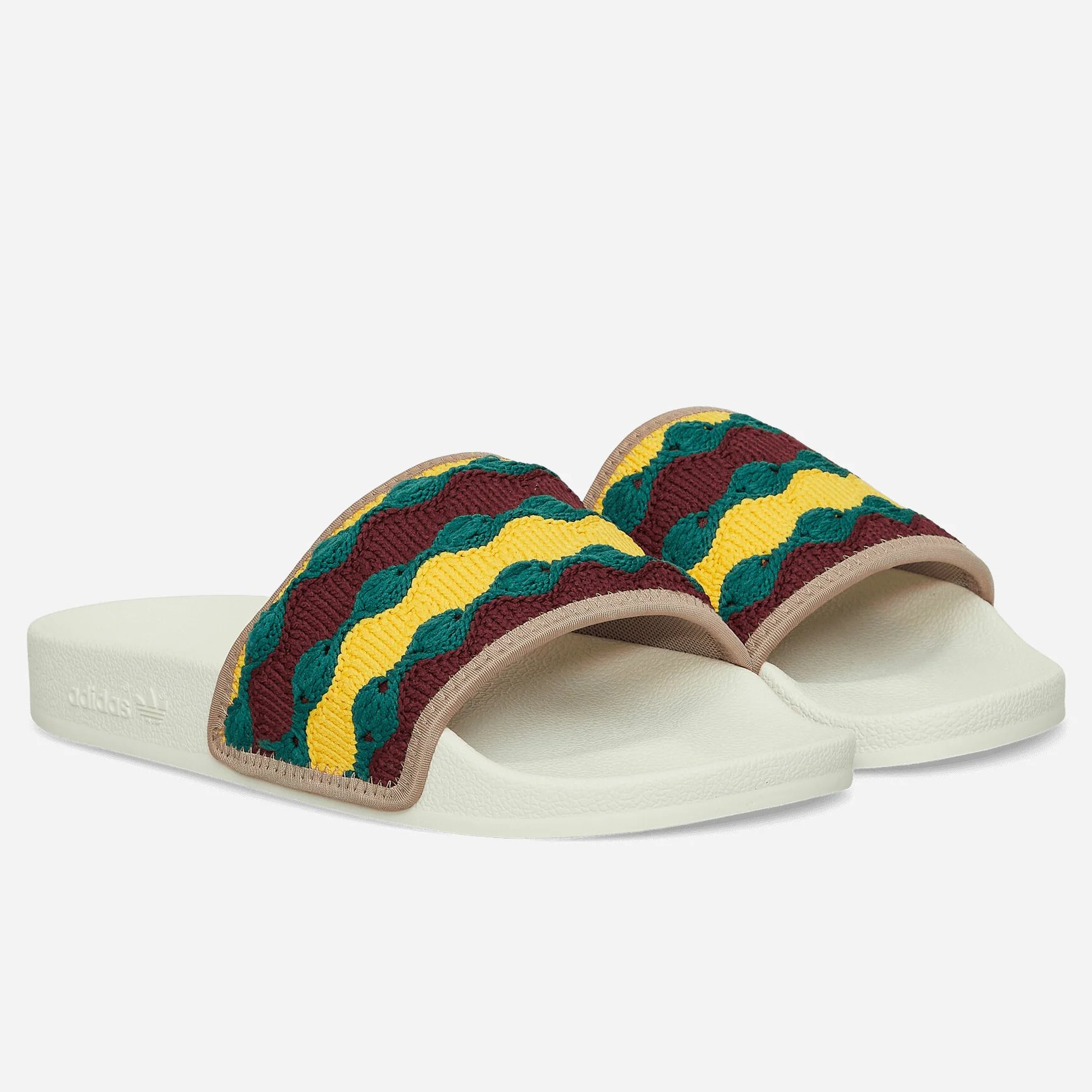 Adidas rainbow slides discount