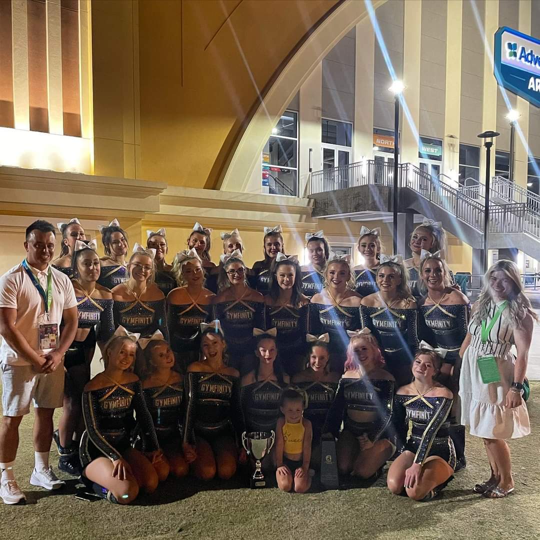 Gymfinity finishes 7th in the World!
<a href="/GymfinityGSA/">Gymfinity</a> went all in 2023 &amp; took some major steps forward leaving it all on the mat in Florida! 👑  We could not be prouder of you all! Full commitment &amp; you left your hearts on the Worlds floor! 

<a href="/BCACheer_Dance/">BCA Cheer & Dance</a> <a href="/ICUcheer/">International Cheer Union</a>

#Tredegar
