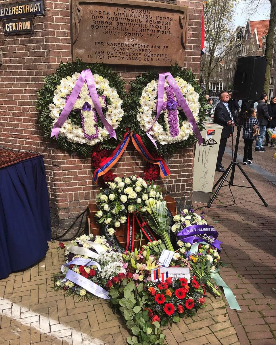 AssyrischeFed's tweet photo. Ieder jaar organiseert de Armeens Apostolische kerk Surp Hoki een ceremonie om de genocide van 1915 te herdenken, zo ook op zondag 23 april. Ook dit jaar waren wij aanwezig, samen met leden van de Griekse en Yezidische gemeenschap, om het gezamenlijke leed te herdenken. https://t.co/Lueu61usCI