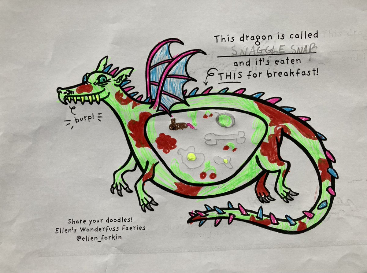 muppetmini's tweet photo. @ellen_forkin my two kids created these colourings they love dragons! https://t.co/aaue03Rz92