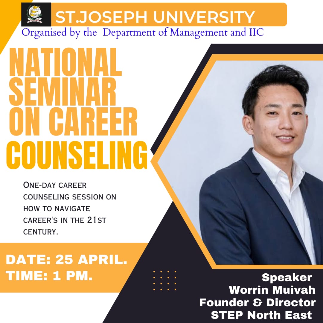 stepnortheast's tweet photo. Our Founder will also be speaking at St. Joseph University, Dimapur, on 25th April, 2023 on the topic of navigating careers in the 21st century. https://t.co/BdNQ5g5AdN