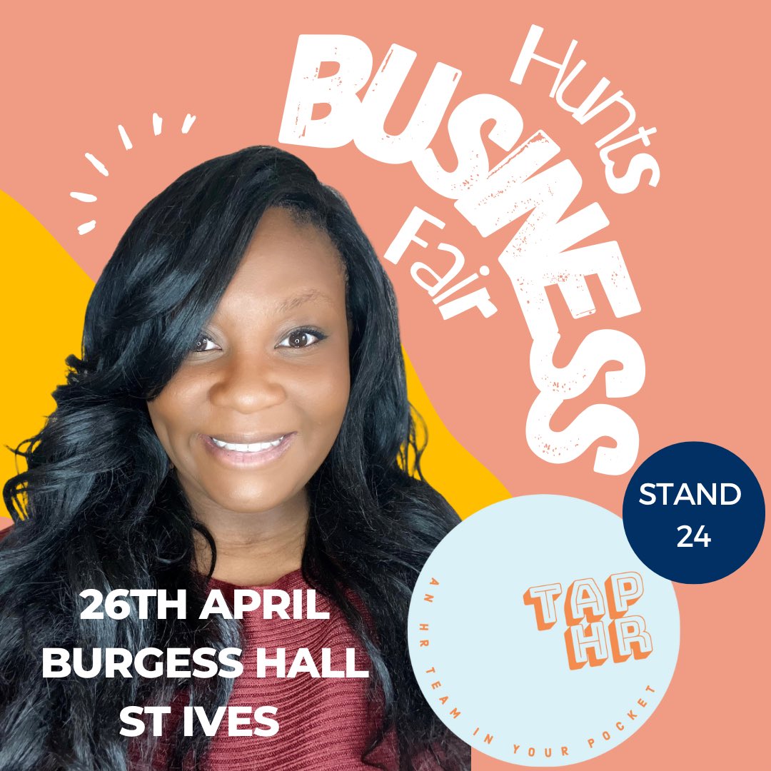 Come and visit us at the Huntingdonshire Business Fair, we'll be on stand 24 with some free goodies as always! 👀

The fair will be taking place on Wednesday 26th April 2023 from 10 am to 3 pm at Burgess Hall in St Ives. See you there! #hbf2023 #exhibition #huntingdonshire