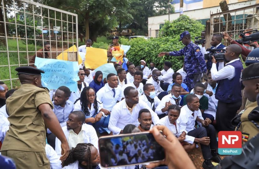 We demand immediate and unconditional release plus immediate deployment of the medical interns at their various hospitals by <a href="/MinofHealthUG/">Ministry of Health- Uganda</a> #UgandaHealthExhibition #Deployinterns
