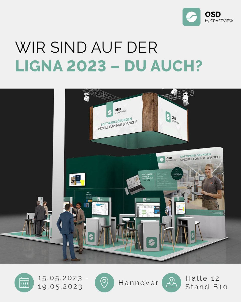 osd_software's tweet photo. OSD auf der LIGNA 2023
Vom 15. bis 19. Mai 2023 sind wir auf der LIGNA in Hannover – lerne unsere Produkt-Highlights schon jetzt kennen!
➡ https://t.co/ATKIwFBosi

Das OSD-Team

#osd #osdatensysteme #ligna2023 #ligna #weltleitmesse #messehannover https://t.co/3KElWp3lVQ