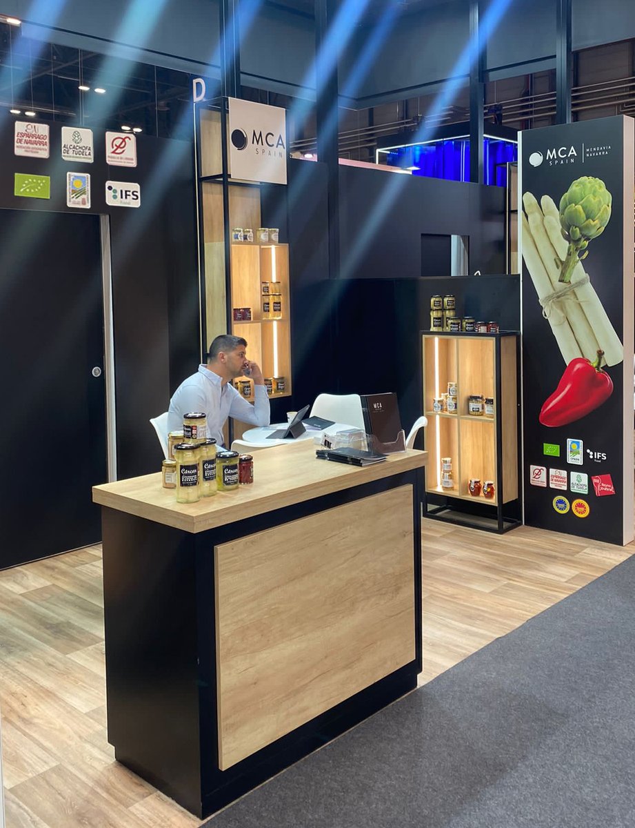 mca_spain's tweet photo. Feria Goumet Madrid 2023. 

Gracias por vuestro tiempo a todos los que pasasteis a vernos por nuestro stand, y a aquellos que no os fue posible hacerlo, os esperamos el próximo año! https://t.co/uDxuRJNXNa