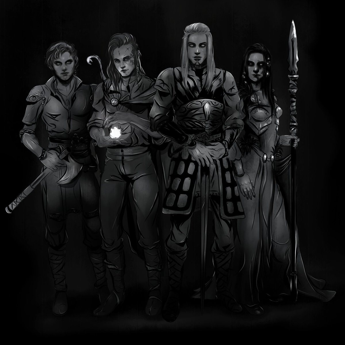 _Art_AS's tweet photo. My vision of adult children. Sleipnir, Hel, Vali and Narfi for @SunnyShyWriter and @fanboyasylum. Vali and Narfi are inspired by @owolordofowo's designs. #FanArt #digitalart #InfinitePainter #MyArt #Sleipnir #Hel #Vali #Narfi #Heimdall #Atreus https://t.co/qAOu1R1Ub2