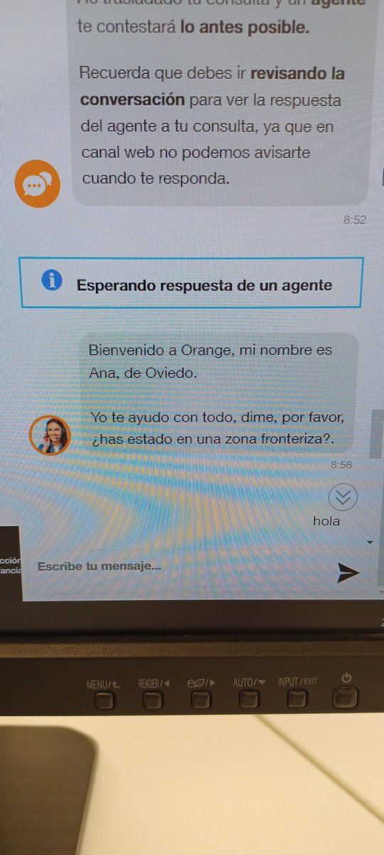 RGL180's tweet photo. @orange_es como va esto? Hace media hora he consultado un problema a un agente y no me ha vuelto a contestar.. https://t.co/nocsQM61m7