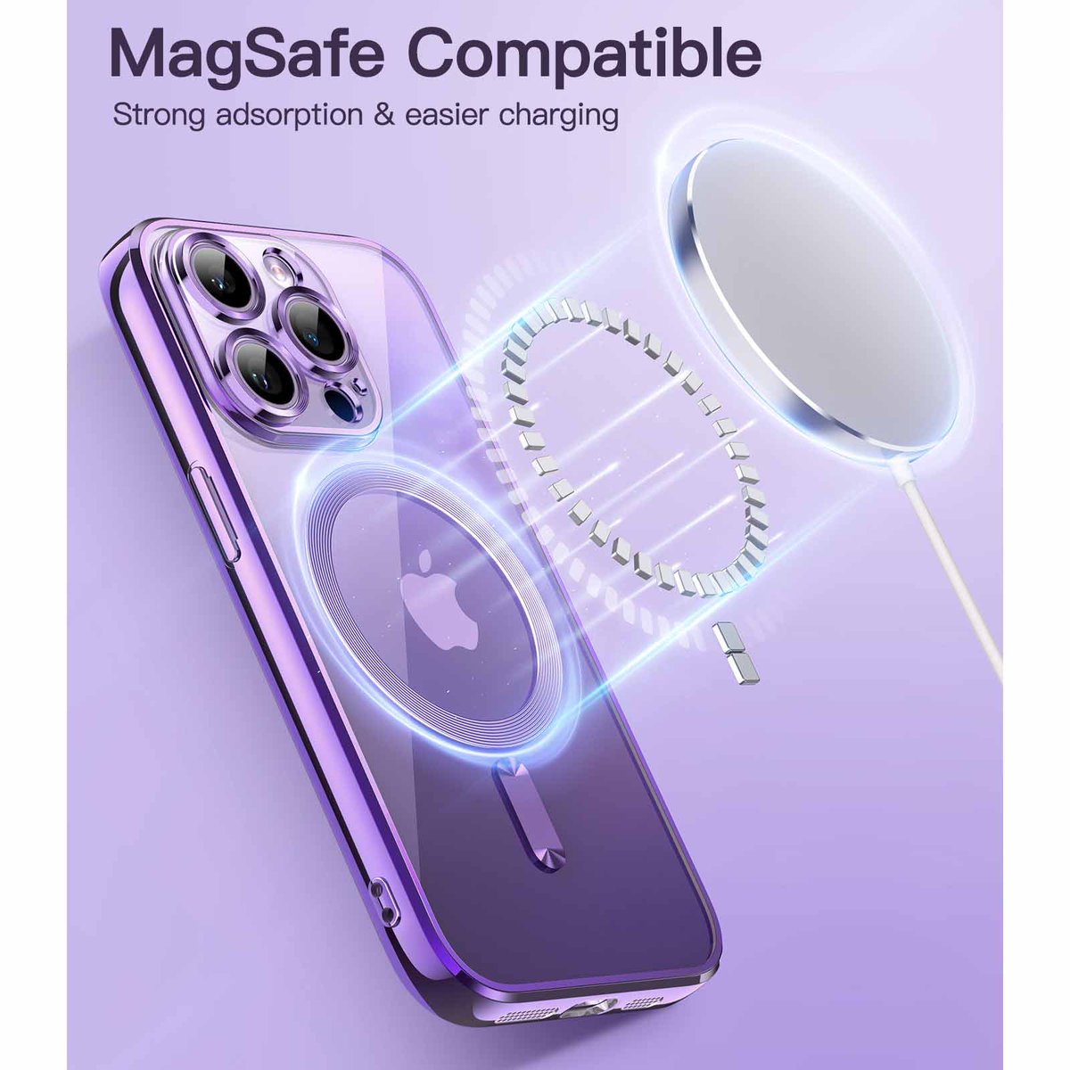 JETech_US's tweet image. Electroplated Case for iPhone 14 Pro Max 6.7-Inch👇👇👇
Compatible with MagSafe Wireless Charging🥳🥳🥳
Precise cutouts for camera lenses give full cover protection to camera yet keep natural camera photography experience💐💐💐
#iPhone14case
