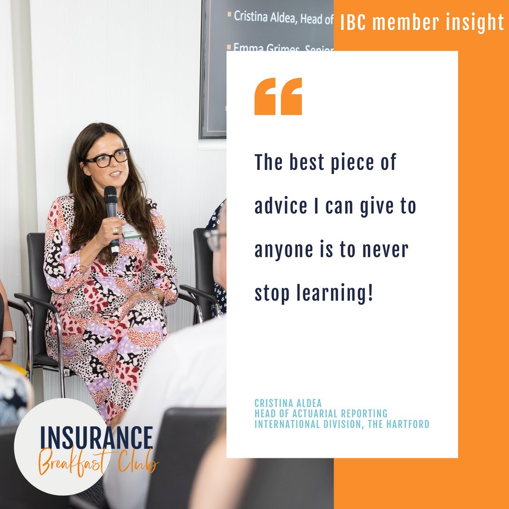 In the world &amp; the #insurance industry particularly, things are changing so quickly that if we stop learning &amp; growing we risk being left behind. What are you doing to keep learning?

#Leadership #WomenInInsurance #Career #CareerDevelopment #LeadershipDevelopment