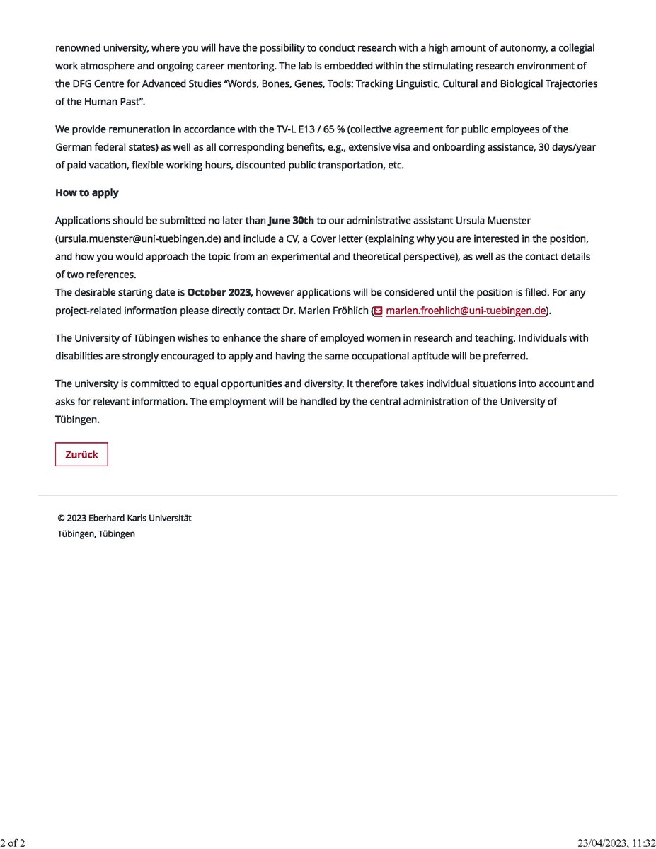 🚨Please share widely🚨 We're looking to hire an enthusiastic PhD student working on the coordination of joint action in human children of two societies, as part of our @VolkswagenSt-funded project on communicative plasticity in🐵🦧🗣️ Deadline June 30th. t.ly/64oLL