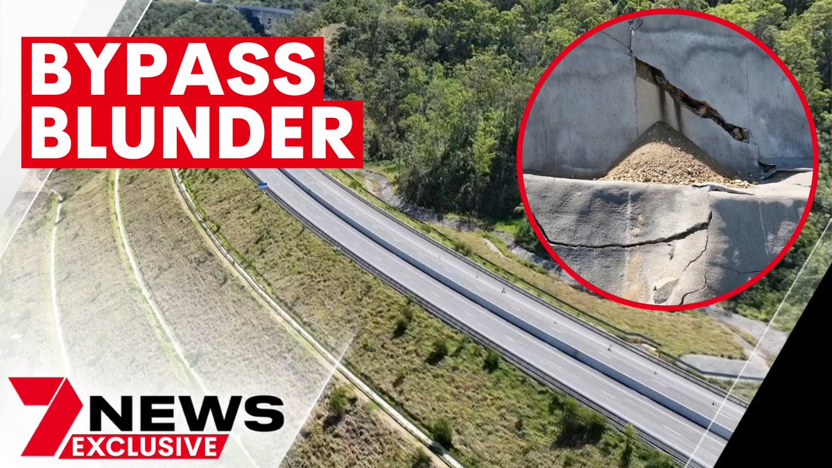7NewsBrisbane's tweet photo. It's the billion-dollar danger road that left road users fearing for their safety. 7NEWS can exclusively reveal new details on the problems plaguing the Toowoomba bypass, causing chaos for Queensland drivers. https://t.co/QPYKS57ARs @SamiBarnes7 #qldpol #7NEWS https://t.co/luc4qoKCFh