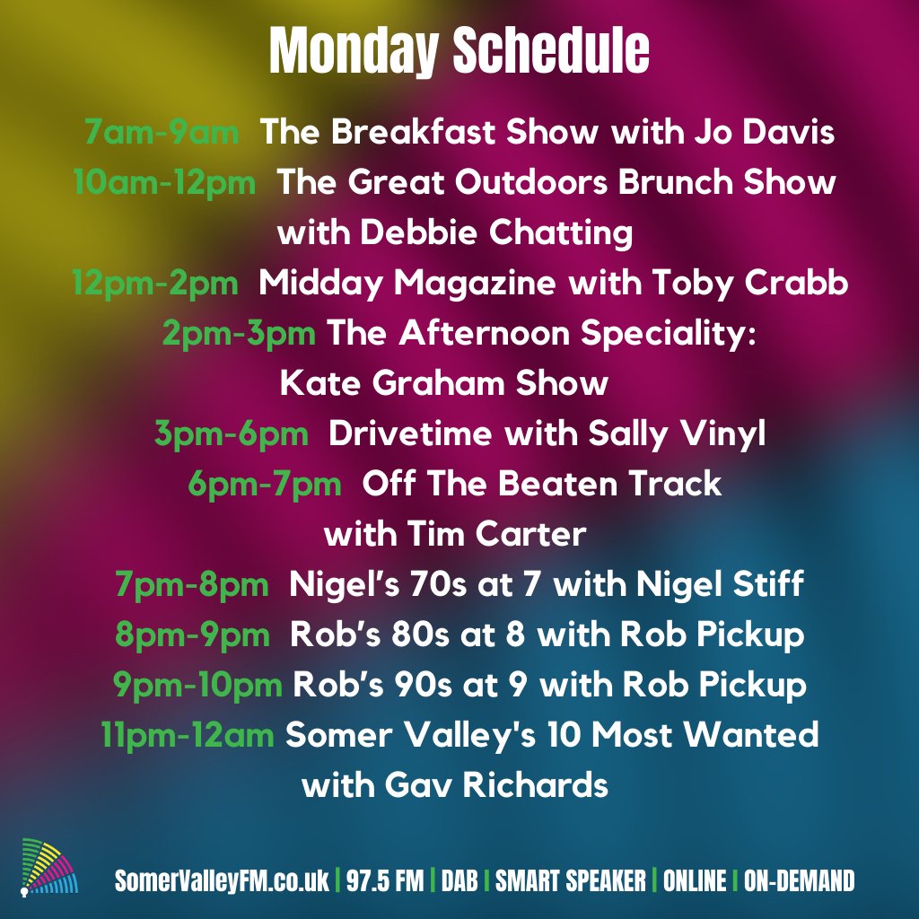 SomerValleyFM's tweet photo. #AllAboutLocal
#LocalRadio
#MidsomerNorton
#NorthEastSomerset
#SomerValley
#SomerValleyFM https://t.co/kYo4Q3j2ff