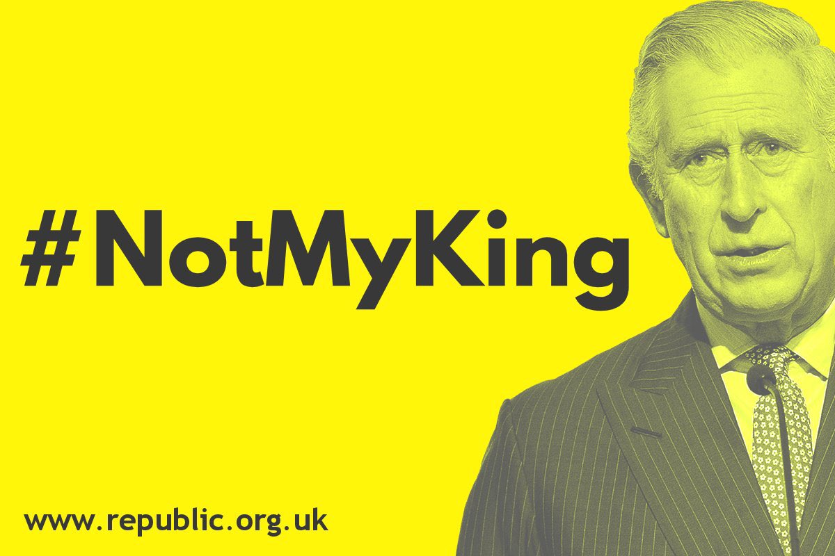 SirLionOntLeft's tweet photo. Schools forcing kids to celebrate a coronation of unelected head of state, we are paying during cost of Tory greed crisis. Should be teaching kids they are not subjects. Establishment considers them peasants, working, paying taxes so they can live a lavish life style #NotMyKing https://t.co/vN6GOT909P
