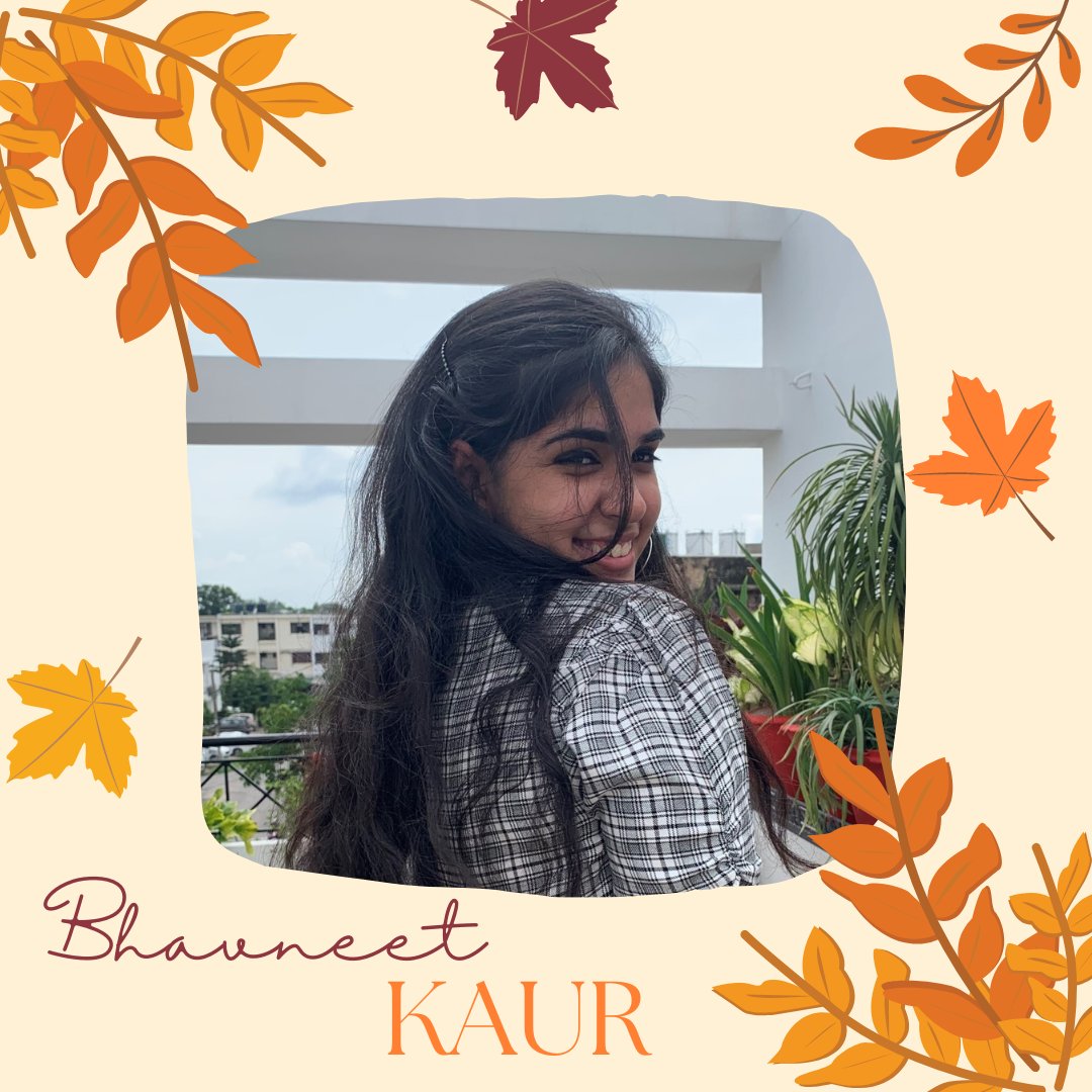 The second of Verandah 38's designers is Bhavneet!
Bhavneet is currently doing her master’s in communication at Deakin University.