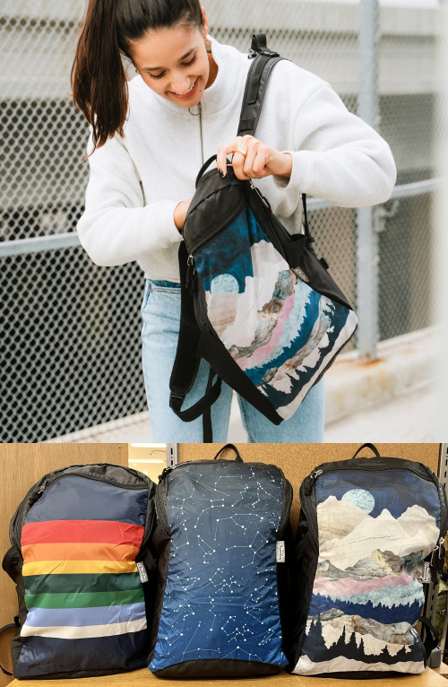 aandf_corp's tweet photo. ChicoBag(チコバッグ)のトラベルパックはパッカブル仕様で使わない時は簡単に折りたためて持ち運ぶ事ができます。普段使い、アウトドア、旅行時のサブパックとして、両サイドには便利な伸縮性のあるポケット付きです。【京王百貨店新宿店】 https://t.co/hozkCMZsC8
#チコバッグ #chicobag https://t.co/sKlPopjKZf