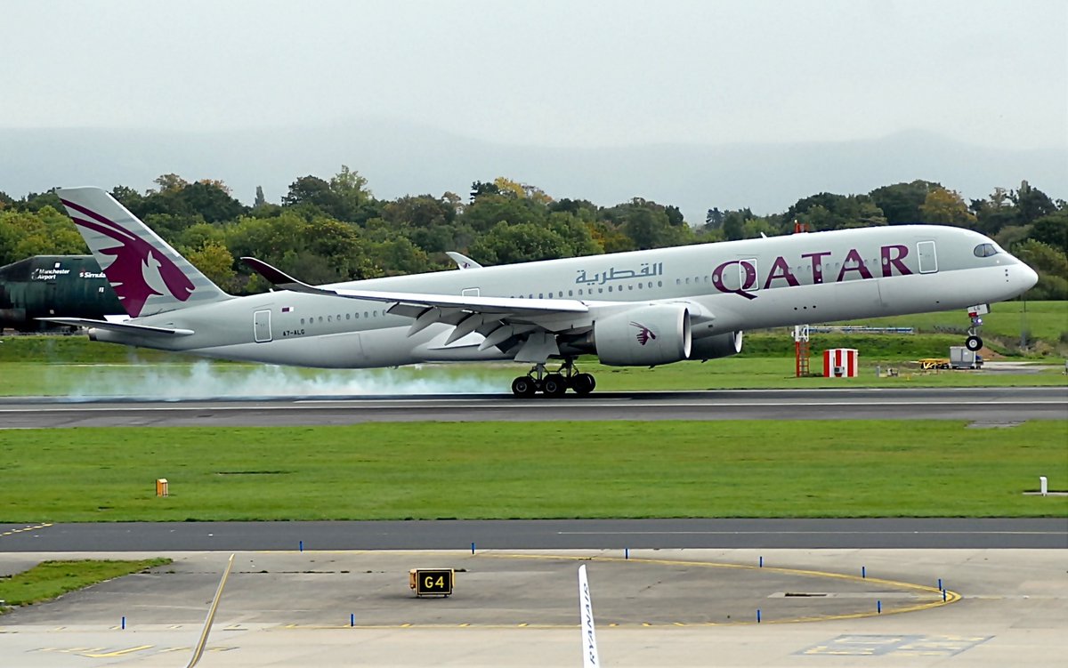 Aviationa2z's tweet photo. On April 16, flight #QR614 operated by #QatarAirways #Airbus #A350 suffered a tail strike during landing. Furthermore, the plane landed on runway 28L at #Islamabad but later executed a go-around.
#Avgeek #aviation #airline #airlinenews #airport #news
https://t.co/xjxb5fiZRV https://t.co/FSw9k7qeOQ