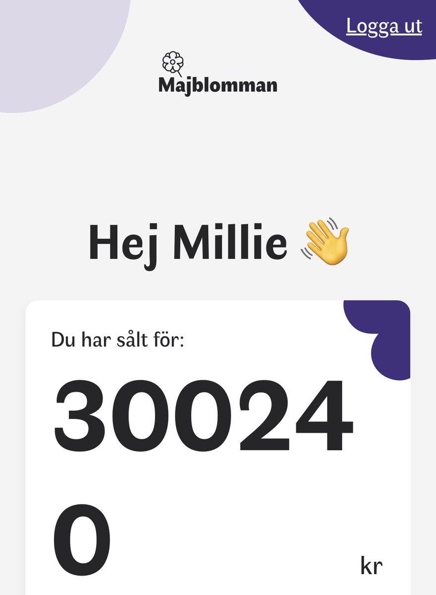 Minfarhansa's tweet photo. Tack vare Er så har @MajblommanRiks nu sålt majblommor till förmån för utsatta barn via Millies webshop för över 300.000kr på ett dygn. Riktigt mäktigt! Stort tack, ni är bäst! 🤍🩵
Du hittar Millies majblommebutik här.  https://t.co/Lg0aZEXwfQ https://t.co/D10fPKEBmk