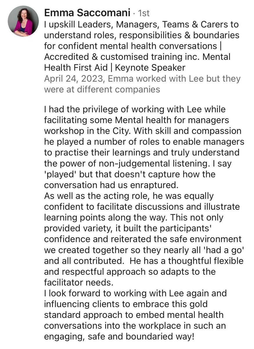 It’s always nice to have your work appreciated and it’s so important to me to be involved in these important conversations. #MentalHealth #MentalHealthAwareness